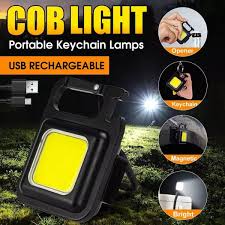 COB Small Flashlight, USB Rechargeable.