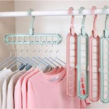 9 Hole Adjustable Multipurpose Plastic Hanger