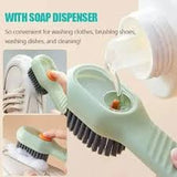 Cleaning Brush with Soap Dispenser.