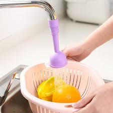 2 in 1 Silicone Kitchen Shower Splash Faucet Water.