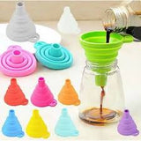 Multipurpose Foldable Silicone Funnel Pack Of 2