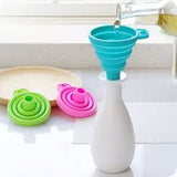 Multipurpose Foldable Silicone Funnel Pack Of 2