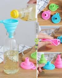 Multipurpose Foldable Silicone Funnel Pack Of 2