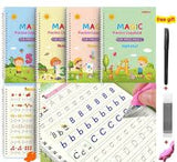 Pack of 4 Magic book for Kids, Reusable