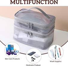 Premium Clear Makeup Bag, Transparent Cosmetic Pouch.