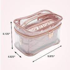 Premium Clear Makeup Bag, Transparent Cosmetic Pouch.