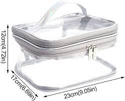 Premium Clear Makeup Bag, Transparent Cosmetic Pouch.