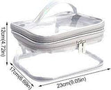 Premium Clear Makeup Bag, Transparent Cosmetic Pouch.