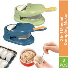 Momos Making, 2 in 1 Dumpling Maker Mould Machine.