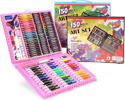 Colouring Kit, 150 Pcs Colour Box Set.