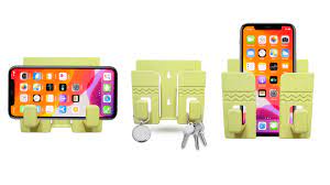 Pack of 3 Wall Mounted Universal Mobile Phone Holder.
