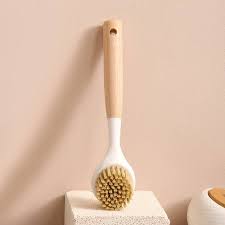 Dish Scrubbing Brush, Wooden Handle SIGA Dish Brush.