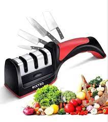 Face Value Kitchen Knife Sharpener Adjustable 4 in 1 Manual.